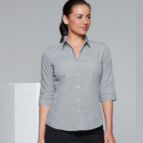 Womens Toorak Shirt 3/4 Sleeve Thumbnail