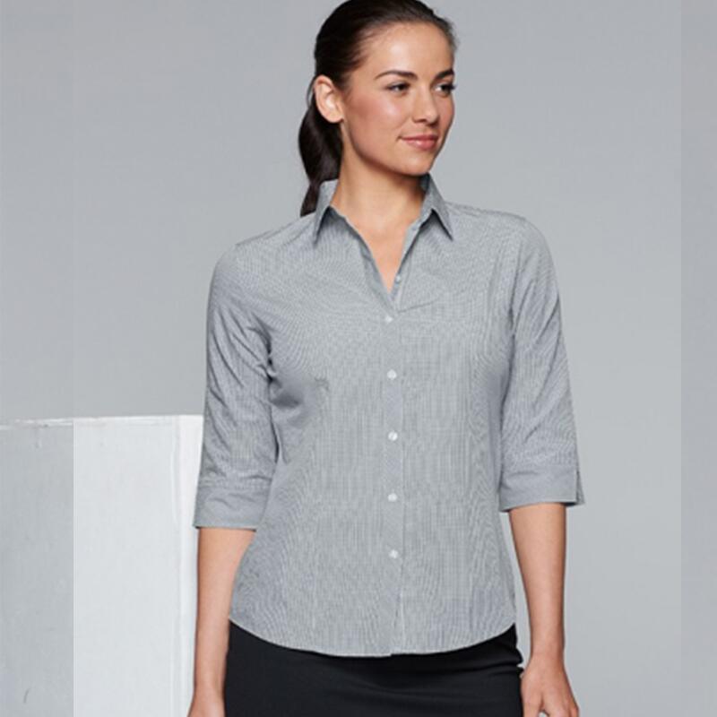 Womens Toorak Shirt 3/4 Sleeve Thumbnail
