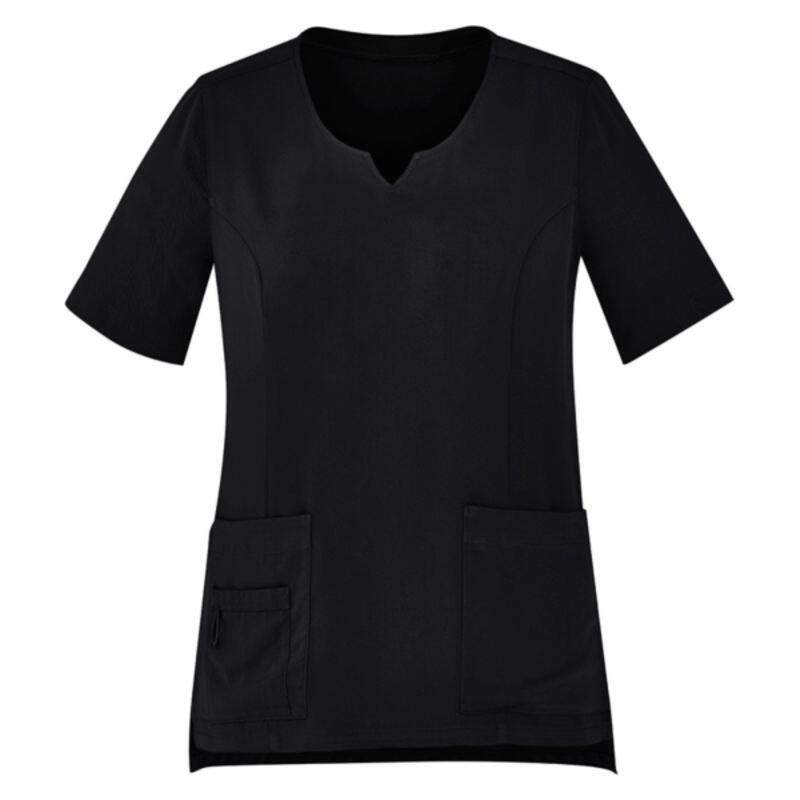 Womens Round Neck Scrub Top Thumbnail