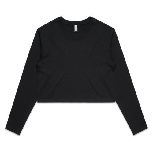 Womens Crop Long Sleeve Tee