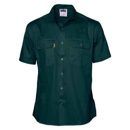 Cotton Drill Work Shirt - Short Sleeve