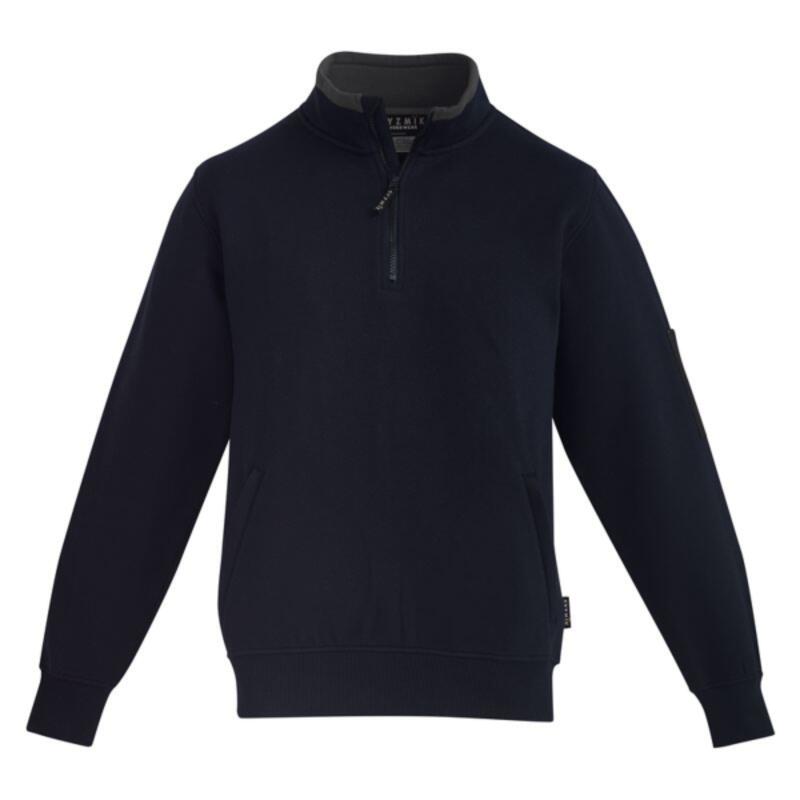 Mens 1/4 Zip Brushed Fleece Thumbnail