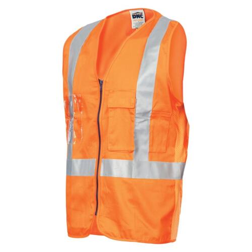 Cross Back Cotton Safety Vests with CSR Reflective Tape Thumbnail