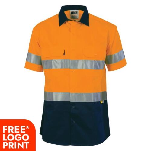 Two Tone Cotton Drill Shirt with 3M 8906 Tape Thumbnail