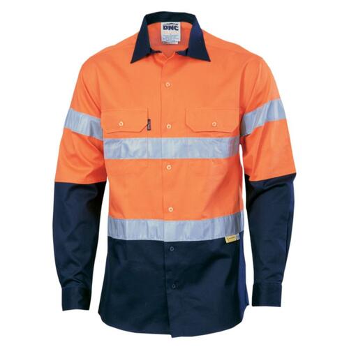 Two Tone Drill Shirt with 3M 8910 R/Tape