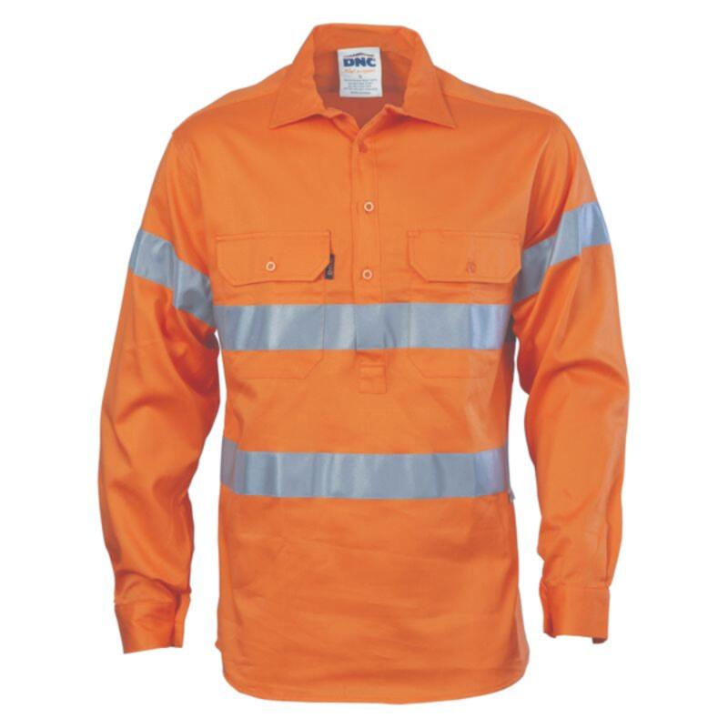 Close Front Cotton Drill Shirt with 3M R/Tape Thumbnail