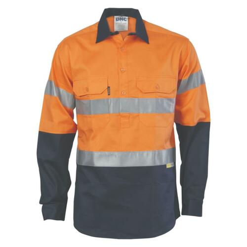 Cool Breeze Close Front Cotton Shirt with 3M R/Tape