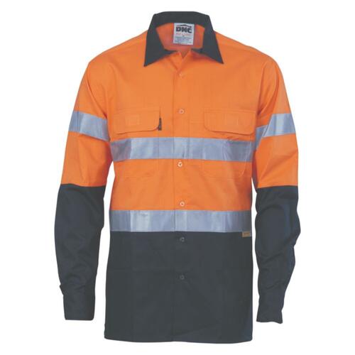 Mens HiVis Cotton Shirt with 3M 8906 R/Tape