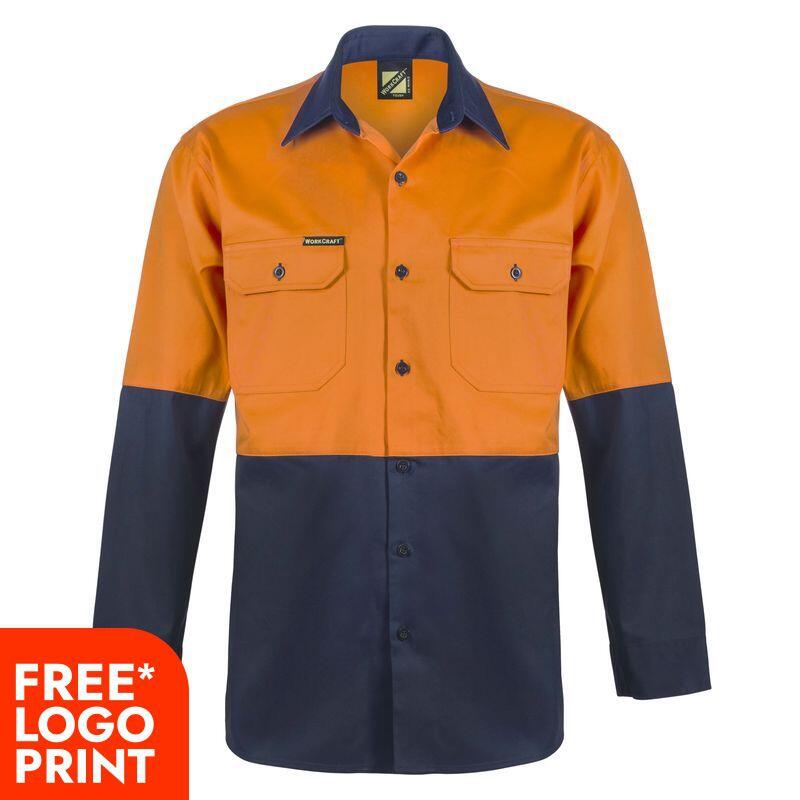 Mens Two Tone Long Sleeve Shirt  Thumbnail