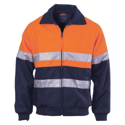 Mens HiVis Two Tone Bluey Bomber Jacket with CSR R/Tape Thumbnail