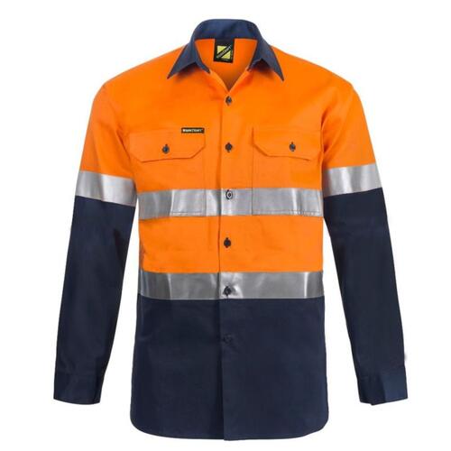 Mens Two Tone Long Sleeve Shirt With CSR Tape