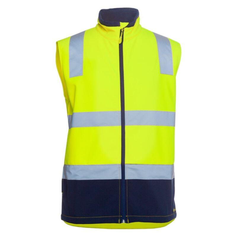 Mens Hi Vis (D+N) W/Resist Softshell Vest Thumbnail