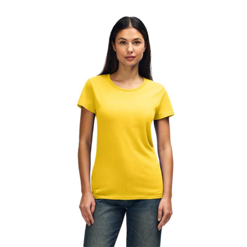 Womens Heavy Cotton Tee Shirt Thumbnail