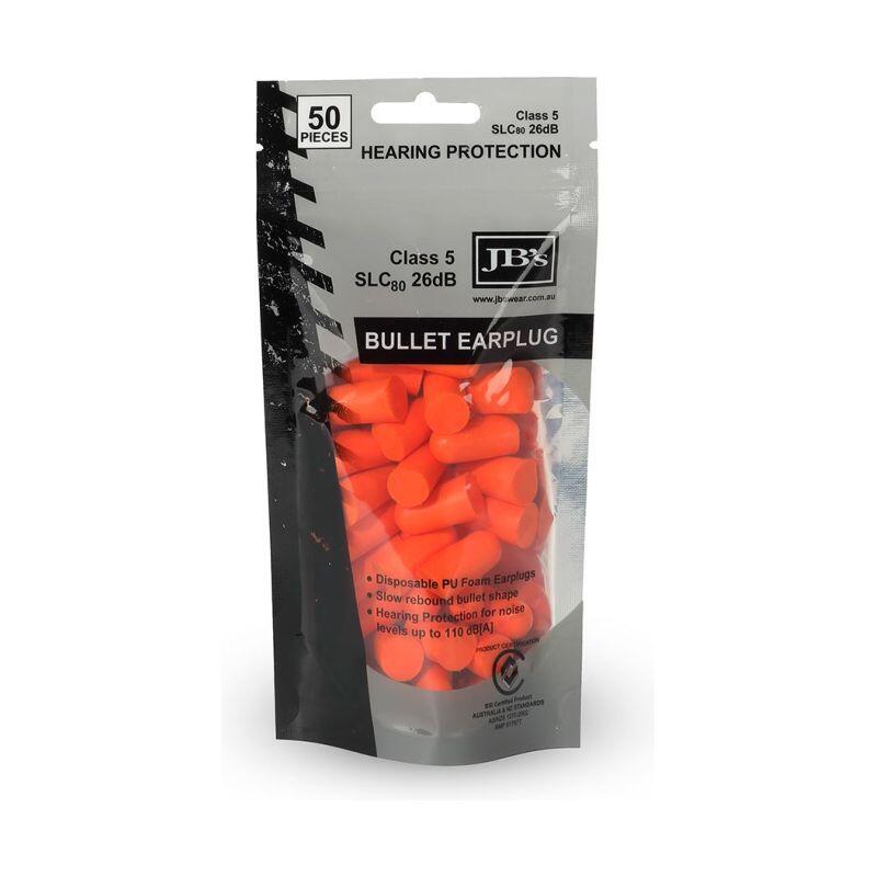  Bullet Shaped Earplug ( 50 Pieces ) Thumbnail
