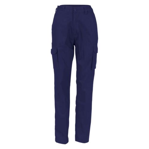 Womens Cotton Drill Cargo Pants Thumbnail
