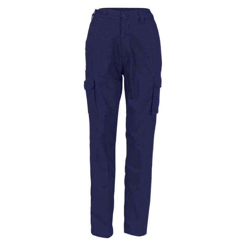 Womens Cotton Drill Cargo Pants Thumbnail