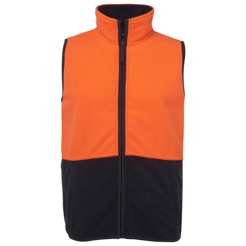 Mens Hi Vis Polar Vest