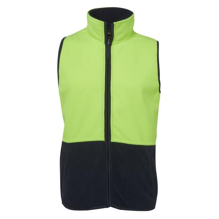 Mens Hi Vis Polar Vest Thumbnail