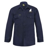 Mens Long Sleeve Cotton Drill Shirt Thumbnail