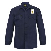 Mens Long Sleeve Cotton Drill Shirt Thumbnail