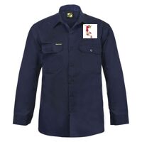 Mens Long Sleeve Cotton Drill Shirt Thumbnail