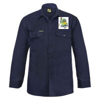 Mens Long Sleeve Cotton Drill Shirt Thumbnail