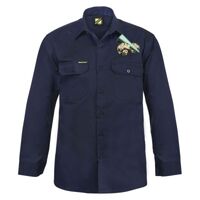 Mens Long Sleeve Cotton Drill Shirt Thumbnail