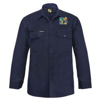 Mens Long Sleeve Cotton Drill Shirt Thumbnail