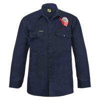Mens Long Sleeve Cotton Drill Shirt Thumbnail