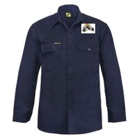 Mens Long Sleeve Cotton Drill Shirt Thumbnail
