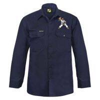 Mens Long Sleeve Cotton Drill Shirt Thumbnail