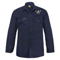 Mens Long Sleeve Cotton Drill Shirt Thumbnail