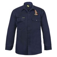 Mens Long Sleeve Cotton Drill Shirt Thumbnail