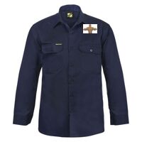 Mens Long Sleeve Cotton Drill Shirt Thumbnail