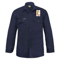 Mens Long Sleeve Cotton Drill Shirt Thumbnail