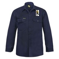 Mens Long Sleeve Cotton Drill Shirt Thumbnail