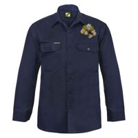 Mens Long Sleeve Cotton Drill Shirt Thumbnail