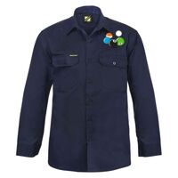 Mens Long Sleeve Cotton Drill Shirt Thumbnail