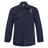 Mens Long Sleeve Cotton Drill Shirt Thumbnail