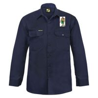 Mens Long Sleeve Cotton Drill Shirt Thumbnail