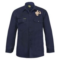 Mens Long Sleeve Cotton Drill Shirt Thumbnail