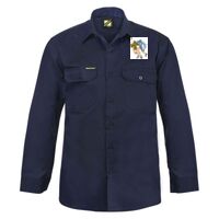 Mens Long Sleeve Cotton Drill Shirt Thumbnail