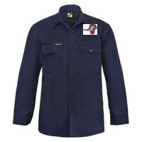 Mens Long Sleeve Cotton Drill Shirt Thumbnail