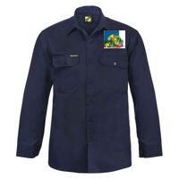 Mens Long Sleeve Cotton Drill Shirt Thumbnail