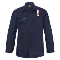 Mens Long Sleeve Cotton Drill Shirt Thumbnail