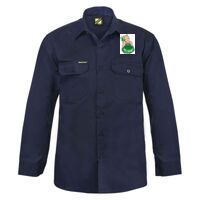 Mens Long Sleeve Cotton Drill Shirt Thumbnail