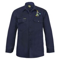 Mens Long Sleeve Cotton Drill Shirt Thumbnail