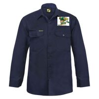 Mens Long Sleeve Cotton Drill Shirt Thumbnail