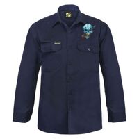 Mens Long Sleeve Cotton Drill Shirt Thumbnail