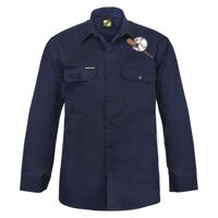Mens Long Sleeve Cotton Drill Shirt Thumbnail